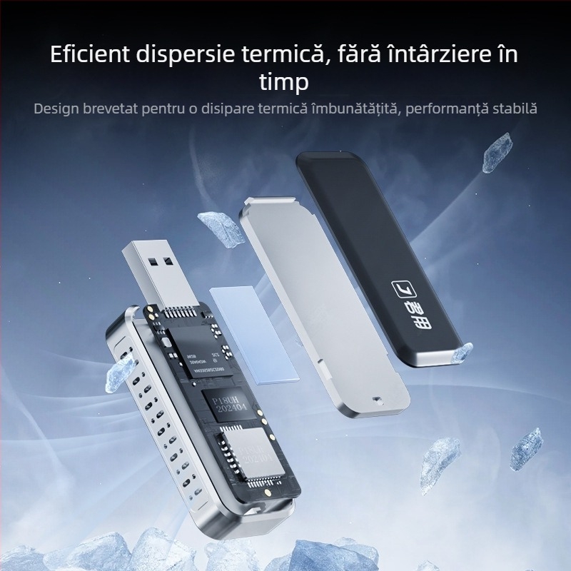 Adaptor CarPlay către CarLife wireless pentru mașini Android (Model U7, Procesor dual-core, 1GB RAM, Interfață USB, Android Car versiunea 5.0+)