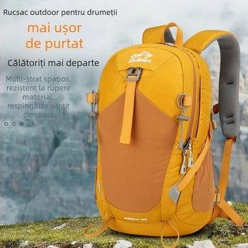 Nine o'clock rucsac drumeție – nylon, unisex, respirabil, căptușeală poliester, curele cu pernă de aer, pentru sporturi în aer liber, toamnă 2024