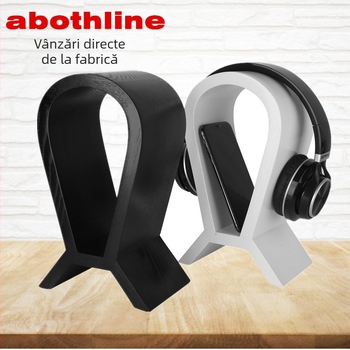 Suport de birou pentru căști E06 — aliaj de aluminiu, 0.75 kg, multifuncțional