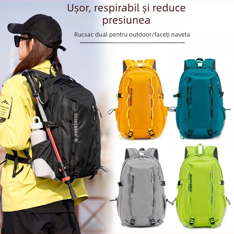 Rucsac de drumeție ușor, unisex, material Oxford, capacitate sub 20L, potrivit pentru laptop de 10 inch