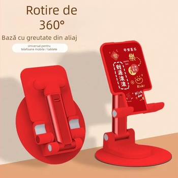 Suport pentru telefon de birou, reglabil, pliere, portabil, încărcare wireless, pentru streaming live și vizionare videoclipuri, universal