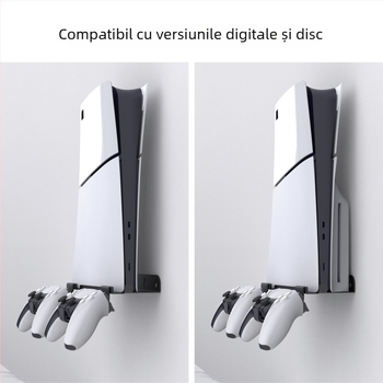 PS5 Slim suport de perete pentru consolă – Fier, raft de depozitare montat pe perete, model Ps5slim console