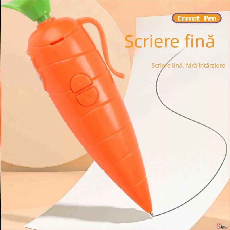 Pix de înregistrare în formă de morcov — jucărie educațională, înregistrare 40 s, format de înregistrare: Altul, baterie AA, carcasă ABS, fără suport pentru card de memorie