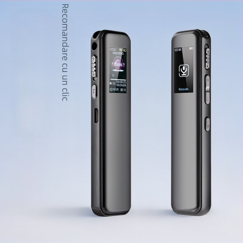 Înregistrator vocal X188, Eliminare zgomot HD profesională, Microfoane bidirecționale, MP3/WAV, Timp înregistrare 9999, USB 2.0