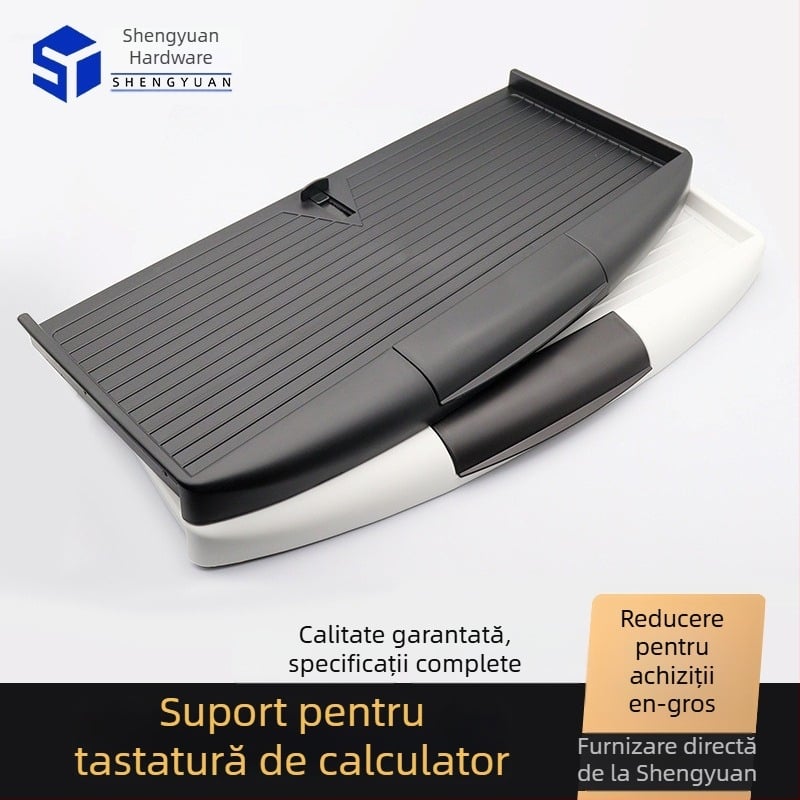 Tavă pentru tastatură pentru birou | din PVC | reglabilă | stil modern minimalist