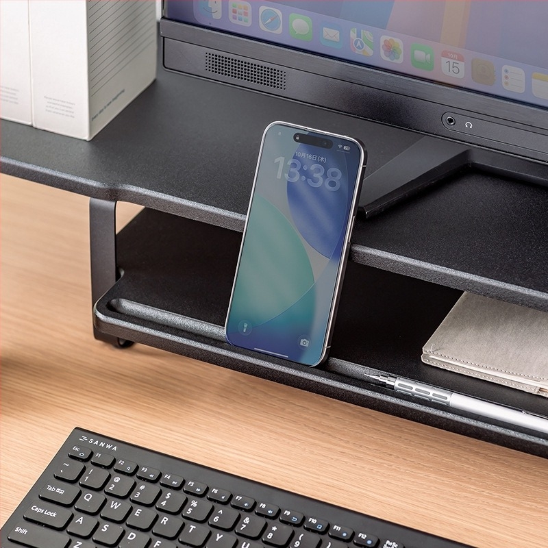 Suport multifuncțional pentru laptop și raft de depozitare pe birou — Material ABS, Model kb940, Compatibil universal, Capacitate 30 kg, Lungime cablu 1,35 m