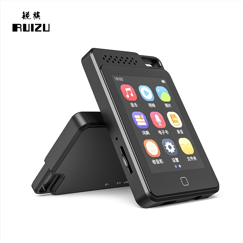 Player MP3 cu Bluetooth și înregistrare vocală, suport card TF, ecran TFT de 2,4 inch, interfață USB-C