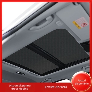 Plasă pentru plafonul panoramic al mașinii, poliester, universală, translucidă, de agățat