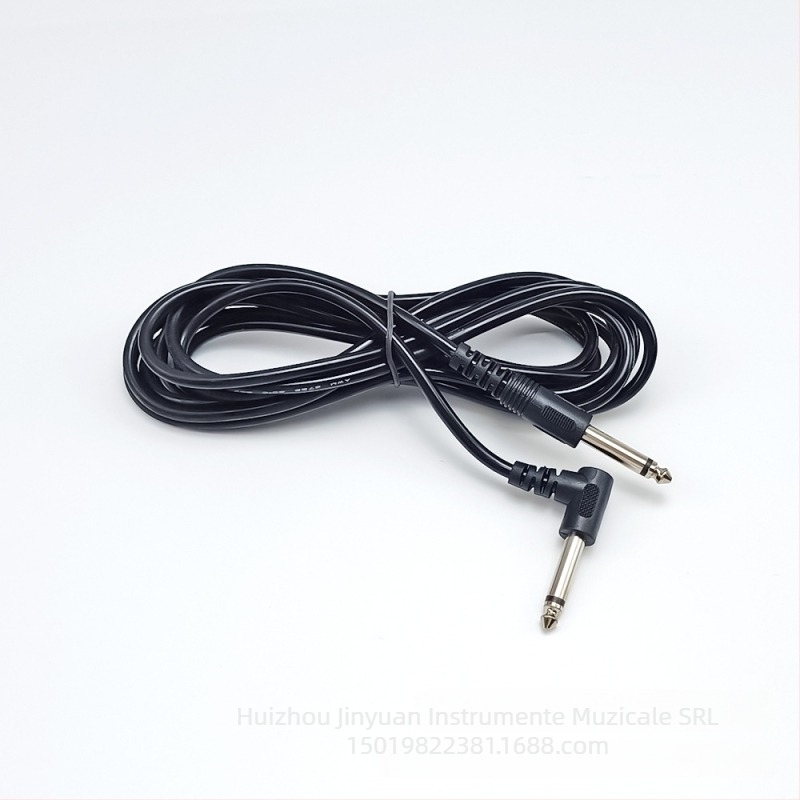 Cablu audio pentru instrumente muzicale, 3 m / 5 m, pentru chitară, bas, tastatură, tobe, erhu