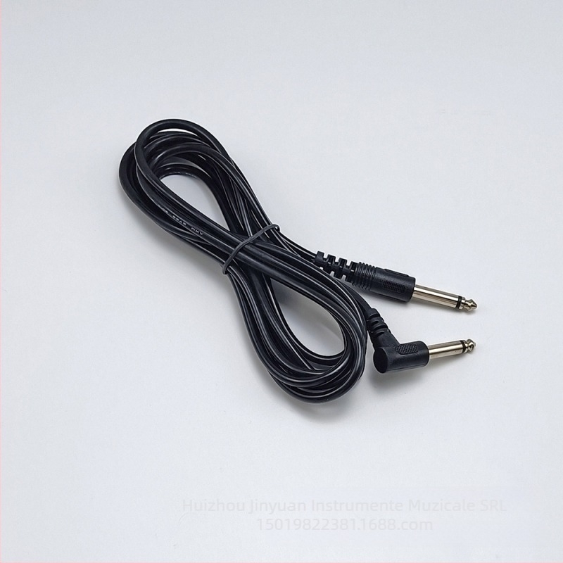 Cablu audio pentru instrumente muzicale, 3 m / 5 m, pentru chitară, bas, tastatură, tobe, erhu