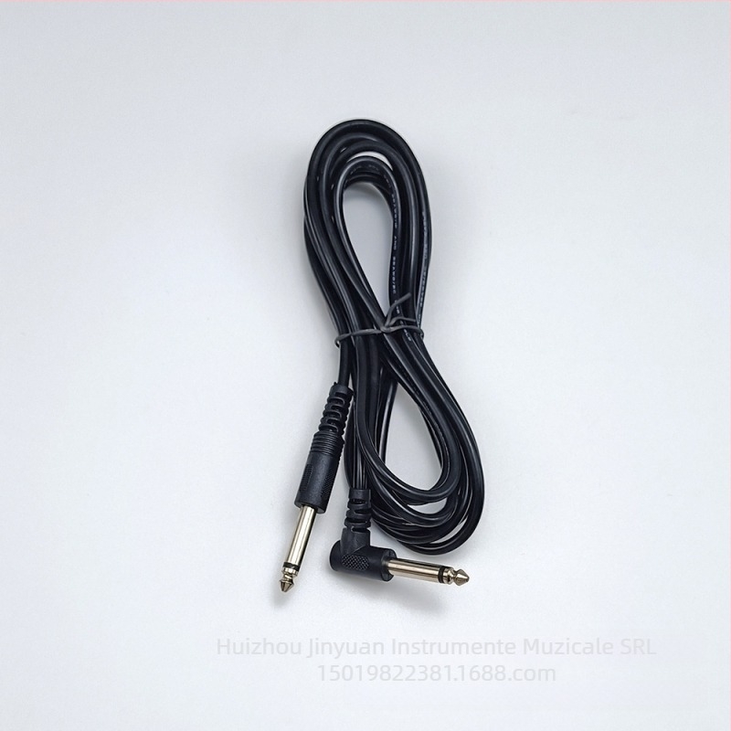 Cablu audio pentru instrumente muzicale, 3 m / 5 m, pentru chitară, bas, tastatură, tobe, erhu