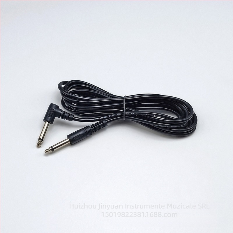 Cablu audio pentru instrumente muzicale, 3 m / 5 m, pentru chitară, bas, tastatură, tobe, erhu