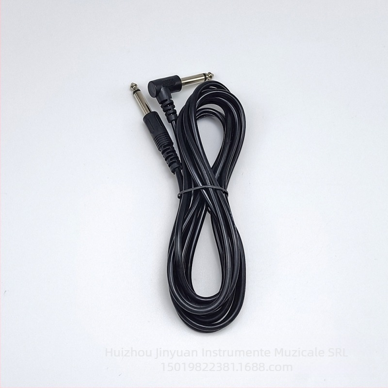 Cablu audio pentru instrumente muzicale, 3 m / 5 m, pentru chitară, bas, tastatură, tobe, erhu