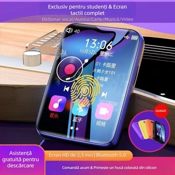 Versiune pentru elevi MP4/MP5 cu touchscreen, player multimedia portabil cu Bluetooth pentru citirea romanelor și ascultarea muzicii