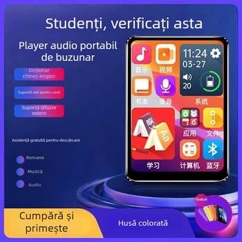 Versiune pentru elevi MP4/MP5 cu touchscreen, player multimedia portabil cu Bluetooth pentru citirea romanelor și ascultarea muzicii