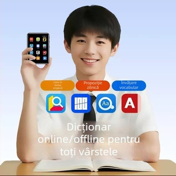 Player MP3 A39s – Ecran color de 2,8 inch, Bluetooth, USB 2.0, Suport TF card, Redă MP3/WMA/WAV/OGG/FLAC/APE, Versiune pentru studenți