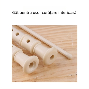Swan recorder, instrument de început pentru copii, cu 6 găuri, stil german, practică în clasă