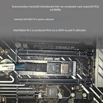 Carte adaptor Oculink pentru M.2 NGFF M-key NVMe PCIe (SFF-8611/8612), PH492-MU/PH492-MD