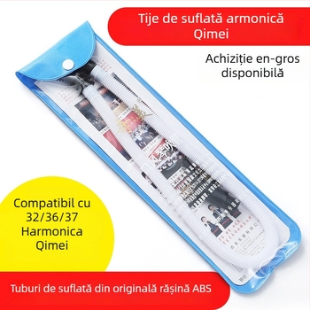 Tubă de suflare pentru melodică Qimei — universală pentru melodici cu 32/36/37 taste, din plastic, accesoriu pentru melodică