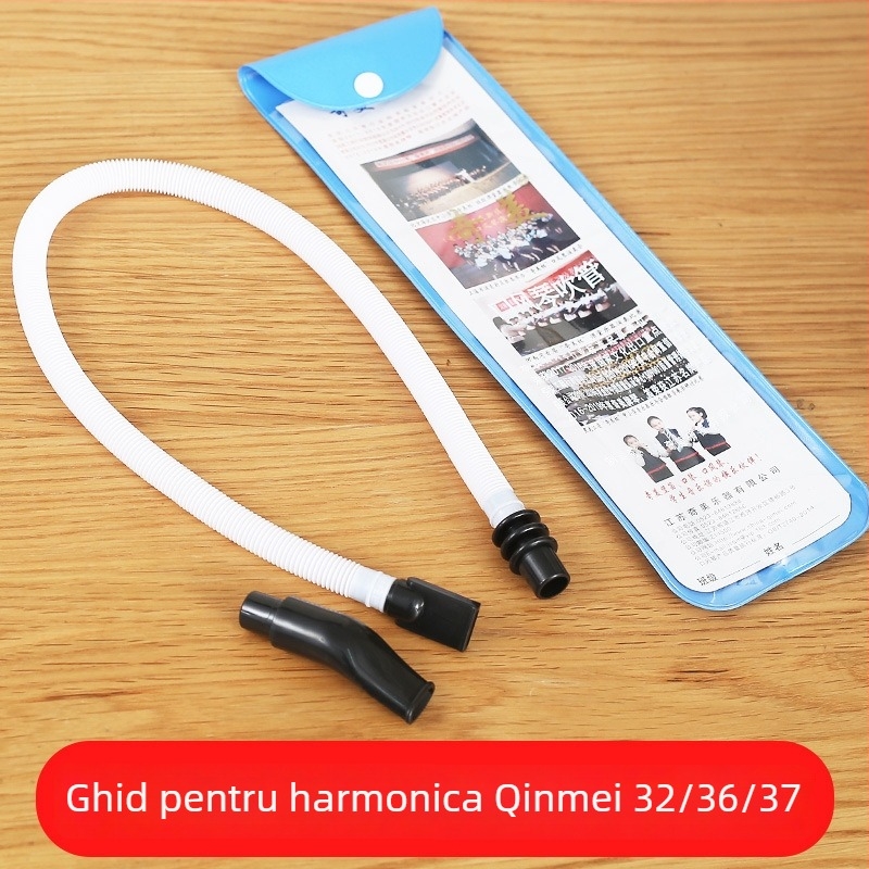 Tubă de suflare pentru melodică Qimei — universală pentru melodici cu 32/36/37 taste, din plastic, accesoriu pentru melodică