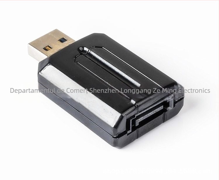Adaptor USB 3.0 către eSATA – Interfață USB 3.0, Viteză transfer 3.0, Nucleu din cupru, Conector unic