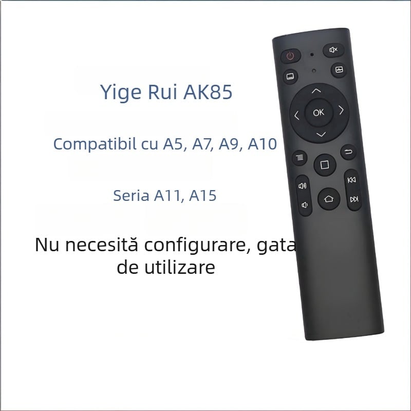 Telecomandă IR pentru Egreat AK85 – compatibilă cu seria A de set-top boxuri în rețea, rază de 10 m