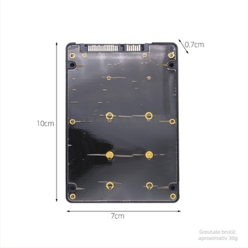 Card adaptor: mSATA către SATA, YM330, SATA III, procesare OEM
