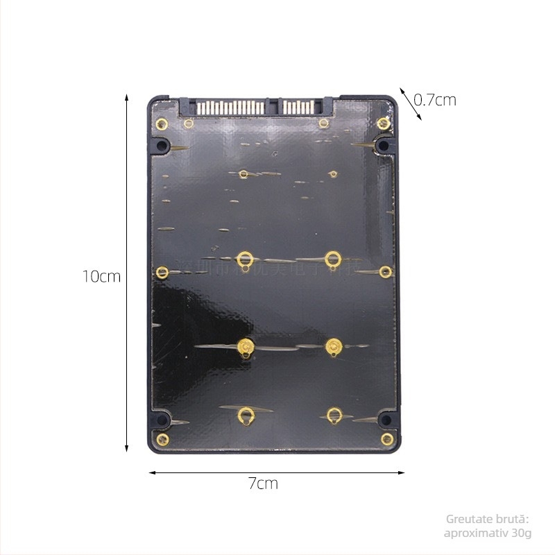 Card adaptor: mSATA către SATA, YM330, SATA III, procesare OEM
