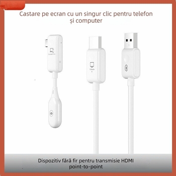 CS7 Extender HDMI Wireless pentru mirroring de ecran – 1080p, interfață HDMI, 128MB RAM, Plug-and-Play