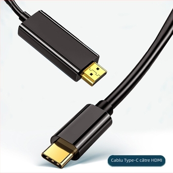 Cablu adaptor USB-C la HDMI – interfață HDMI, cip Cs5261, miez de cupru