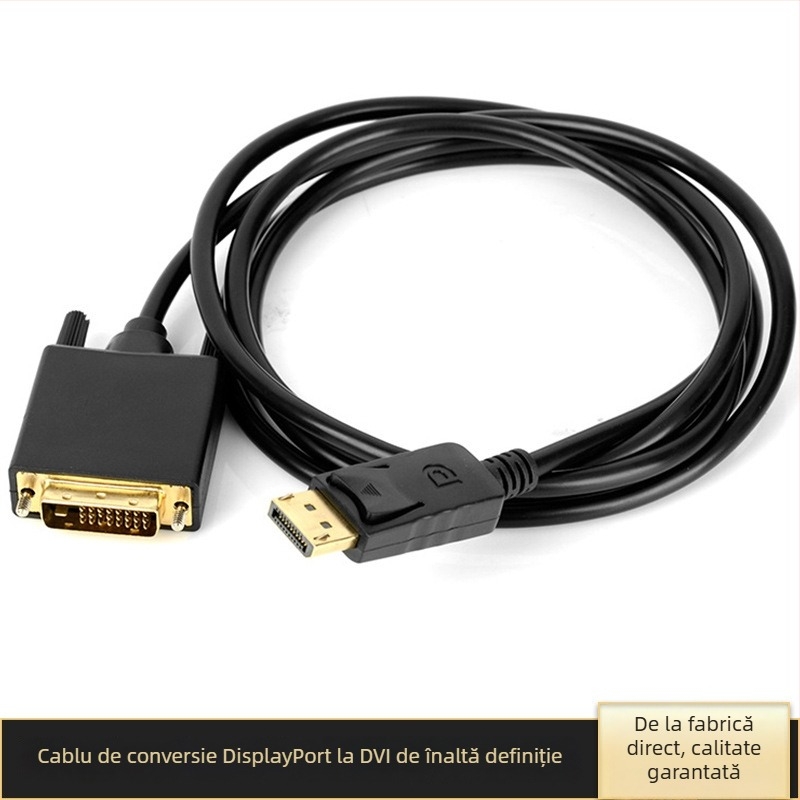 Cablu adaptor DP la DVI/VGA, interfață DP, 1080P