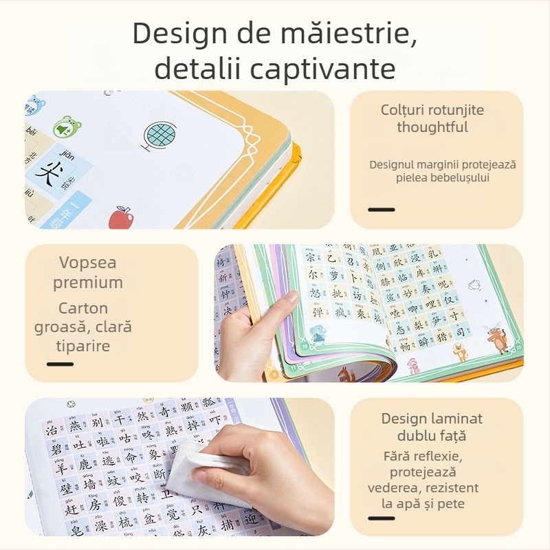 Leleyu Pene de citire – reîncărcabilă, muzică și voce, fără memorie, pentru copii 4-6 ani