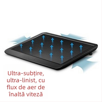 Bază de răcire pentru notebook N19, cu 1 ventilator, răcire prin aer, din plastic, pentru PlayBook