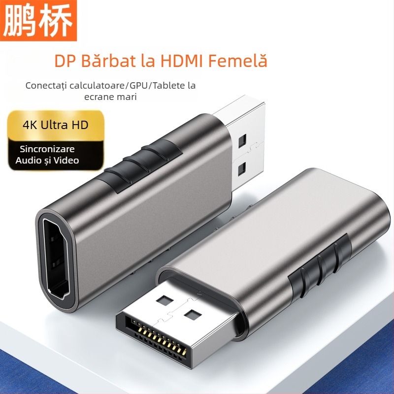 Adaptor DP la HDMI femel pentru DisplayPort către HDMI, 4K/8K, CS5218/CH7218