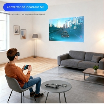 Switch2-ar Stație docking USB-C pentru ochelari AR, Proiecție 4K, Încărcare PD cu splitter, 5 Gbps