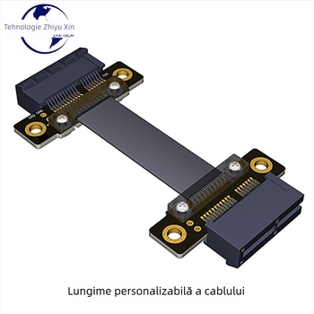 Cablu adaptor pentru placă video, PCIe x1 la x1, PCIe 3.0, conectori bărbați la bărbați