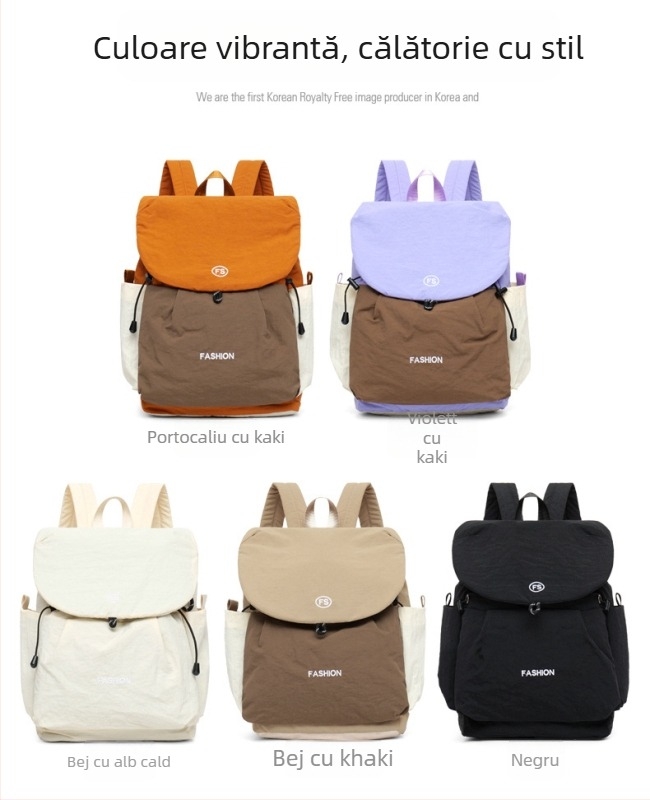 Rucsac Unisex din pânză, 20–35L, compartiment pentru laptop de 8 inch, pentru călătorii de plăcere