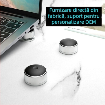 Bază de răcire pentru laptop ZG40, din aluminiu, greutate 0,085 kg