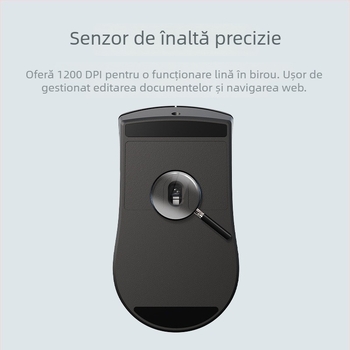 Lenovo Kn210 Set de tastatură și mouse fără fir – design ergonomic, tastatură Bluetooth și mouse Bluetooth, 1200 DPI