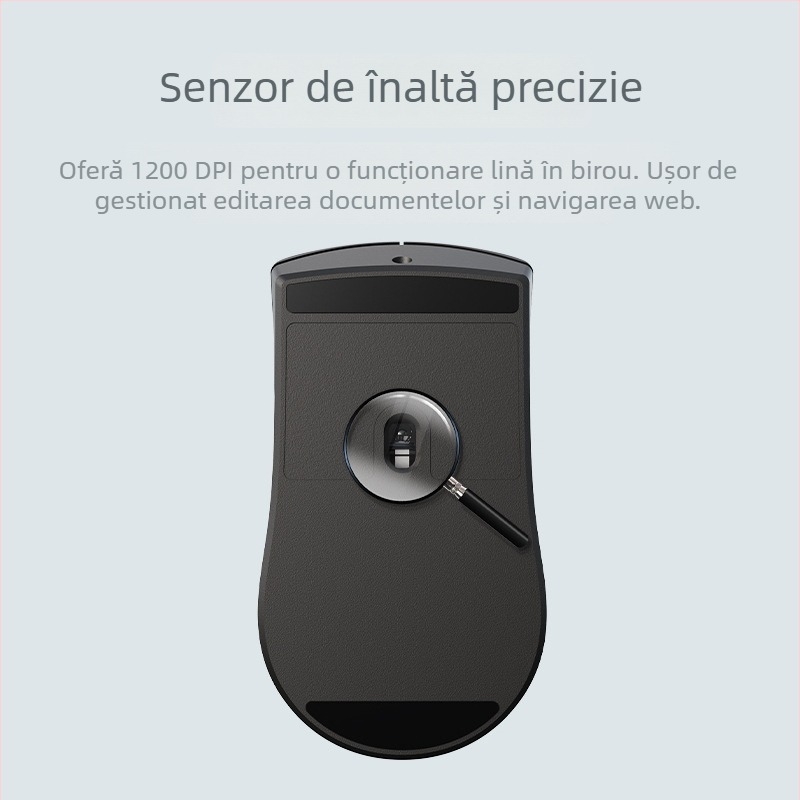Lenovo Kn210 Set de tastatură și mouse fără fir – design ergonomic, tastatură Bluetooth și mouse Bluetooth, 1200 DPI