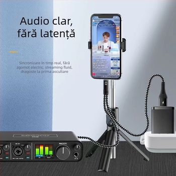 Interfață audio pentru streaming live Type-C la 3,5 mm cu cablu OTG, compatibil Apple și Huawei