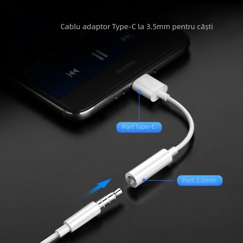Cablu adaptor TPC pentru căști, universal pentru toate porturile TPC, etichetă privată licențiată