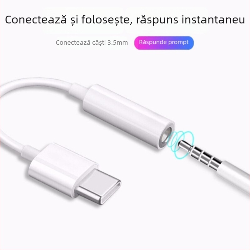 Cablu adaptor TPC pentru căști, universal pentru toate porturile TPC, etichetă privată licențiată
