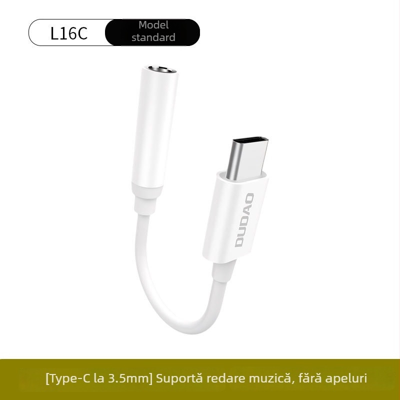 Unique L16C Cablu convertor audio Type-C la 3,5 mm
