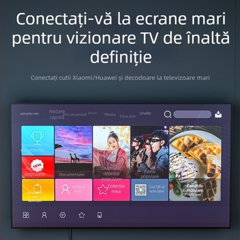 Cablu HDMI 2.0 cu suport 4K și 3D, contacte placate cu aur, conductor din cupru fără oxigen, pentru set-top box, proiector sau monitor