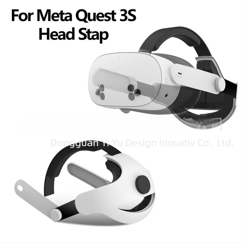 Quest 3S cască VR All-in-One cu confort moale, mecanism reglabil de pliere și curea de cap înlocuibilă