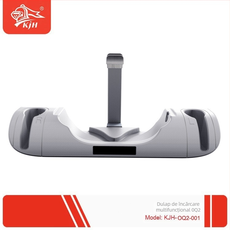 Bază de încărcare pentru Oculus Quest 2 VR căști cu spațiu de stocare, carcasă ABS (ABS, încărcare, stocare, 2021)