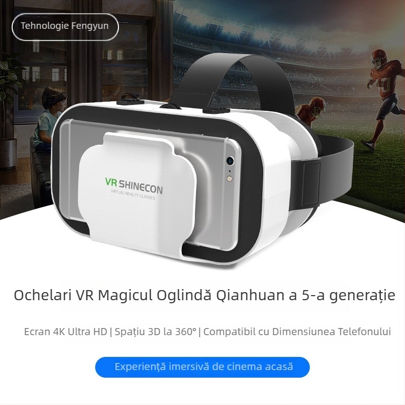 G05 ochelari VR pentru smartphone, head-mounted, rezoluție 720-1080, 200 g, plastic, polarizator