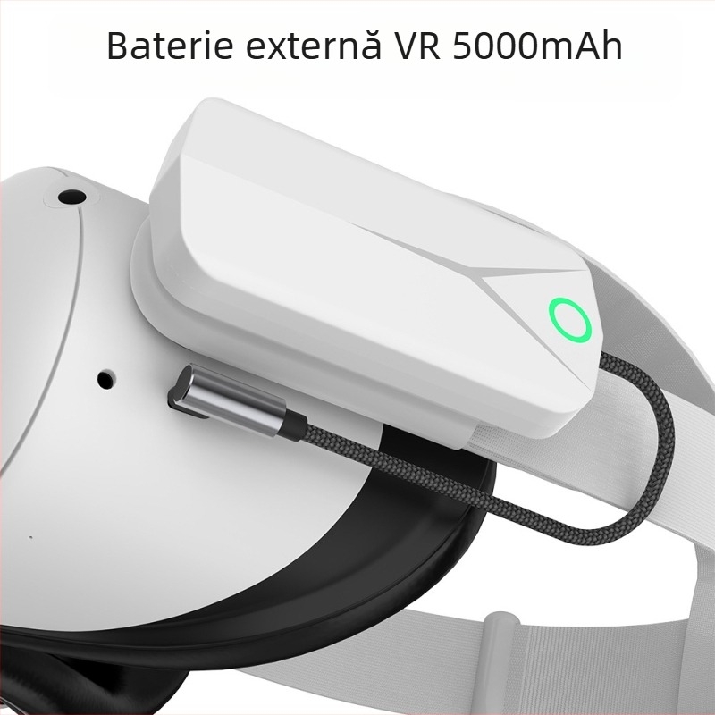 Power Bank VR – baterie Li-Polymer 5000mAh, încărcare rapidă QC2.0, intrare 5V, ieșire 5V