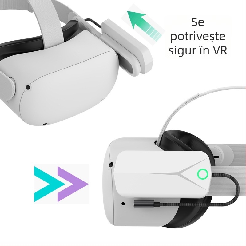 Power Bank VR – baterie Li-Polymer 5000mAh, încărcare rapidă QC2.0, intrare 5V, ieșire 5V